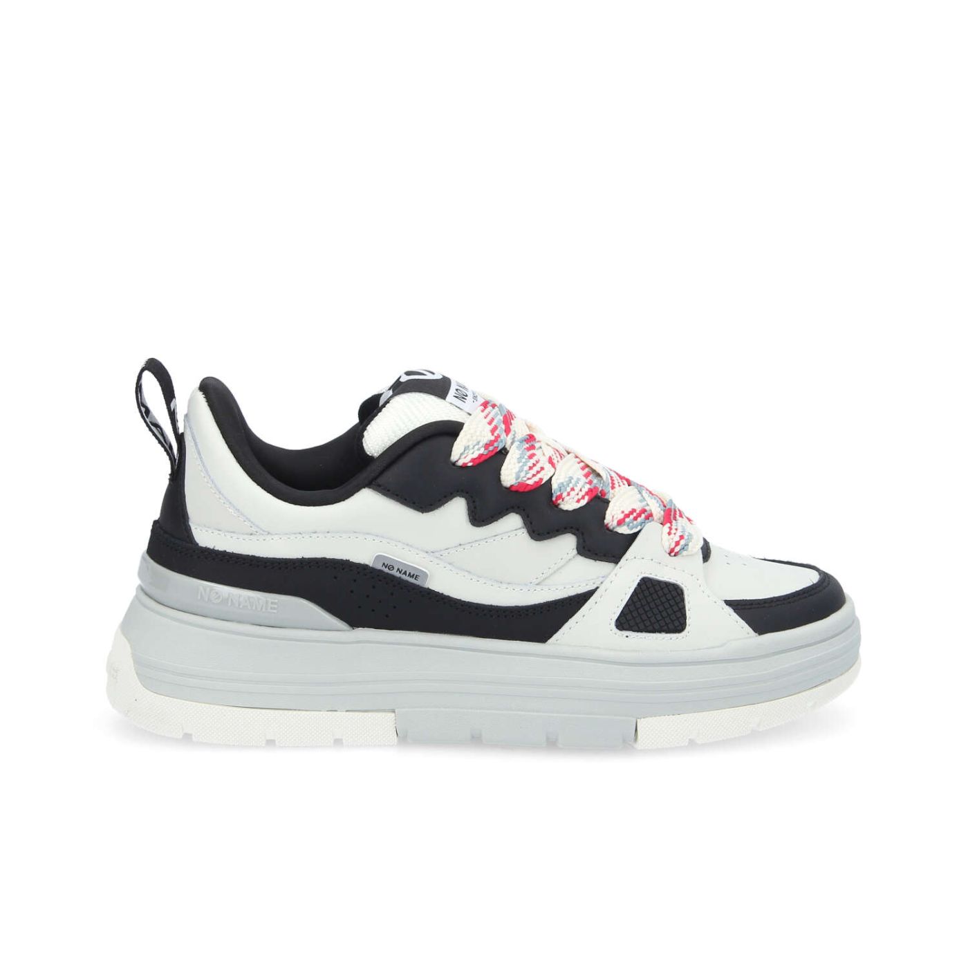 NOLLIE SNEAKER W  -  NAPPA/NUB/NAPPA  - BIANCO SPORCO/NERO